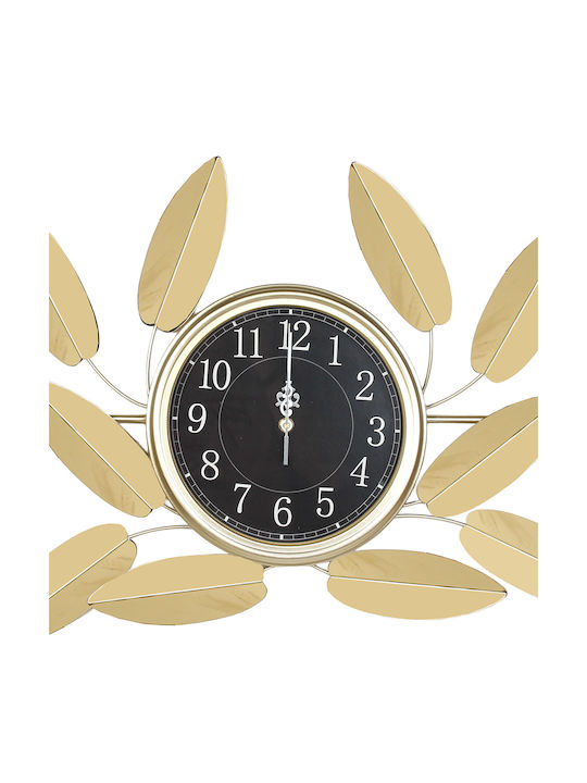 Keskor Wall Clock Metallic Gold 115x43cm