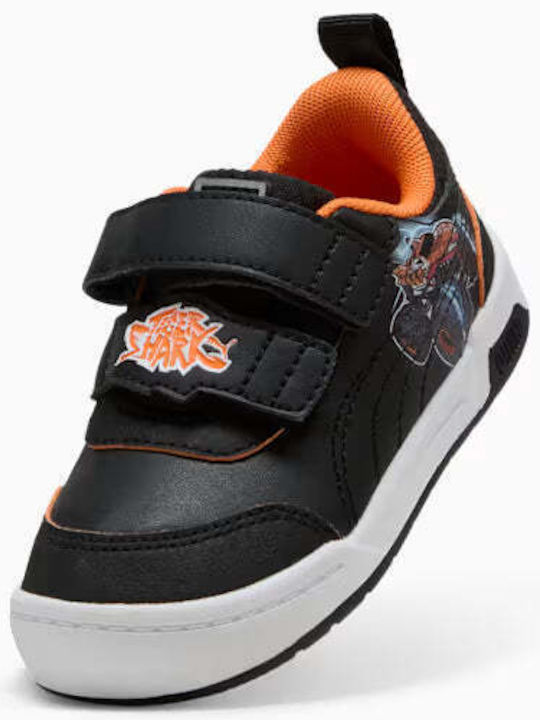 Multiflex 2 Kinder Sneakers mit Klettverschluss Schwarz