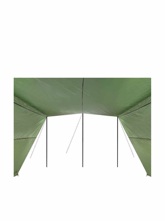 vidaXL Cort Terasă Verde x2.4m