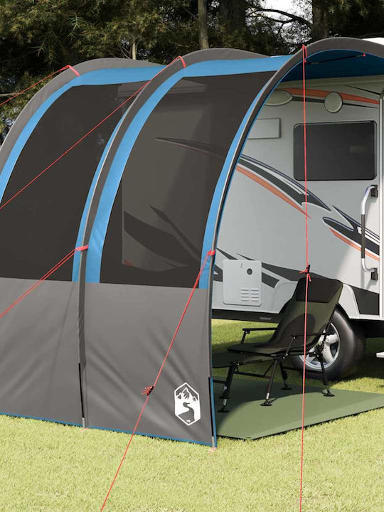 vidaXL Tenda laterală Terasă Albastru x2m