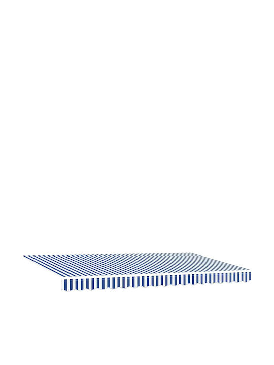 vidaXL Zelt Terrasse mit LEDs Blau 3.5x2m
