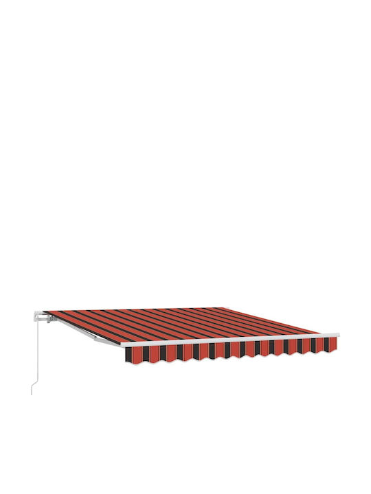 vidaXL Terrace Wall Tent Orange 3.5x2.5cm