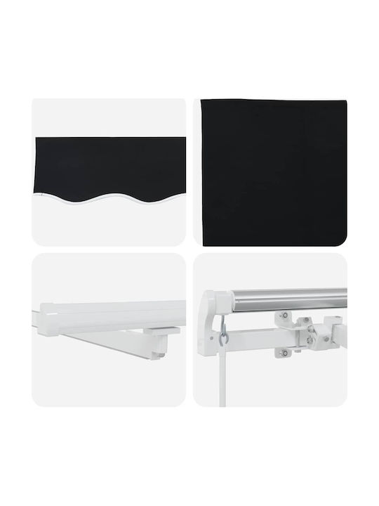 vidaXL Schelet De Copertină Terasă Cu LED 3x2.5m