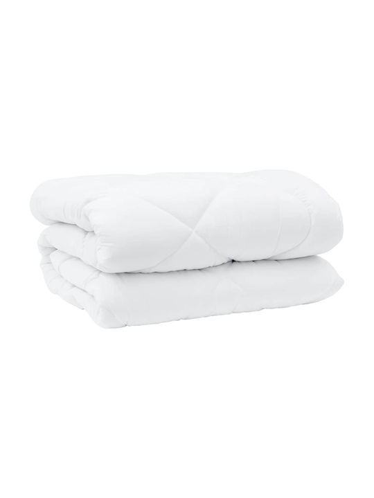 vidaXL Κουβέρτα King Size 260x220εκ. Λευκό
