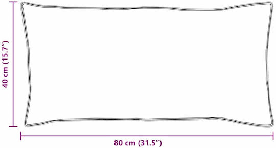 vidaXL Задайте Одеяло Диван 135x200см. Бял