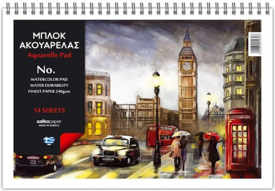Salko Paper Aquarellblock Turm
