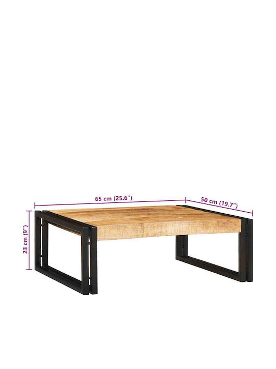 vidaXL Επιδαπέδια Ραφιέρα Μπάνιου Ξύλινη 65x50x23cm Καφέ