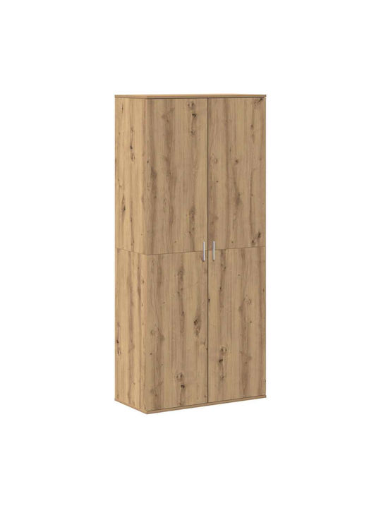 Kleiderschrank Büro Walnut 80x39x178cm