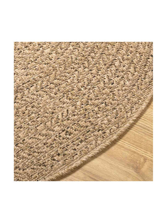 vidaXL Rug Outdoor Rectangular Brown