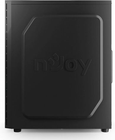 NJOY Anil Gaming Middle Tower Carcasă Calculator cu Fereastră Laterală și Iluminare RGB Negru