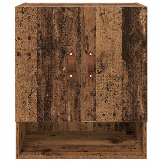 vidaXL Badezimmerschrank B60xT31xH70cm Braun