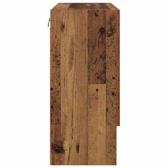 vidaXL Badezimmerschrank B60xT31xH70cm Beige