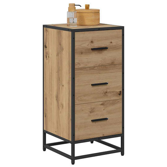vidaXL Ντουλάπι Μπάνιου 35.5x35x76cm Δρυς