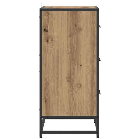 vidaXL Ντουλάπι Μπάνιου 35.5x35x76cm Δρυς