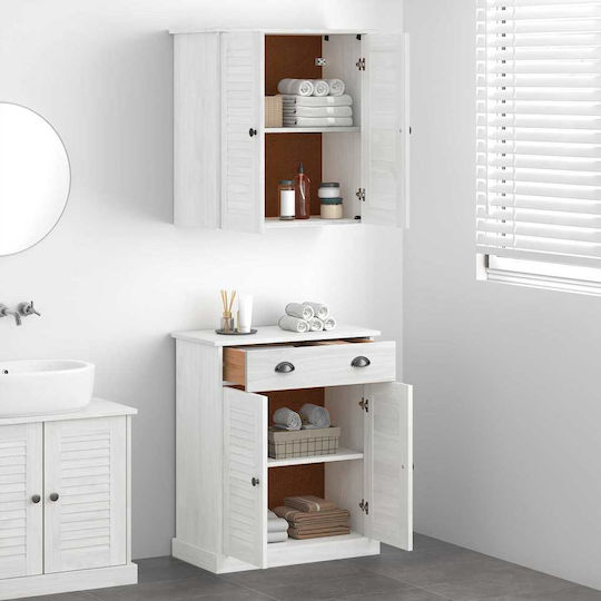 vidaXL Bathroom Cabinet L67.5xW34xH80cm Natural
