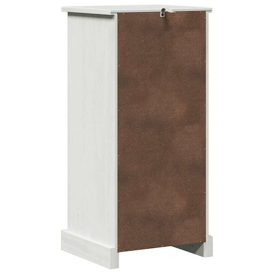 vidaXL Ντουλάπι Μπάνιου 37x34x80cm Λευκό