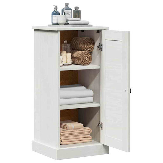 vidaXL Ντουλάπι Μπάνιου 37x34x80cm Λευκό