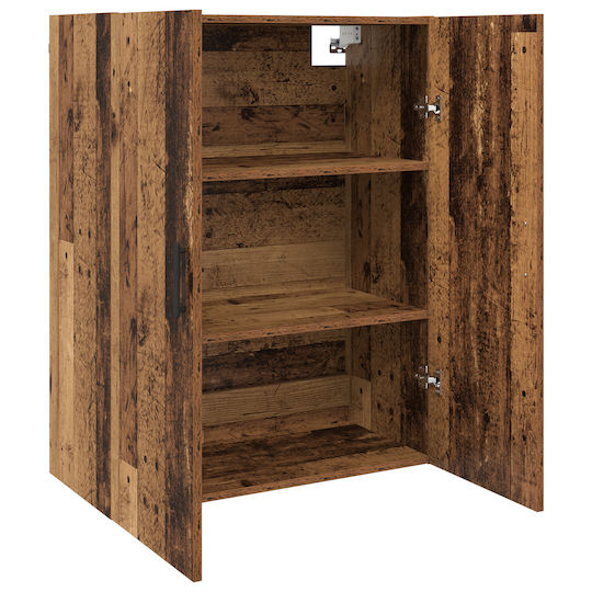 vidaXL Badezimmerschrank B69.5xT34xH90cm Braun