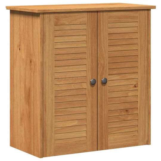 vidaXL Cabinet de baie L67.5xA34xÎ80cm Maro