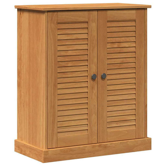 vidaXL Cabinet de baie L67.5xA34xÎ80cm Maro