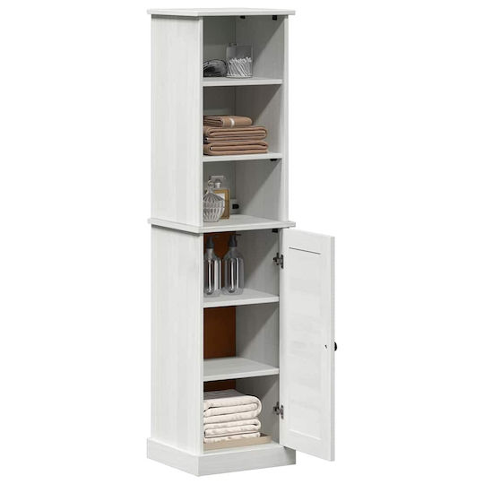 vidaXL Floor Bathroom Column Cabinet L37xD34xH150cm Brown