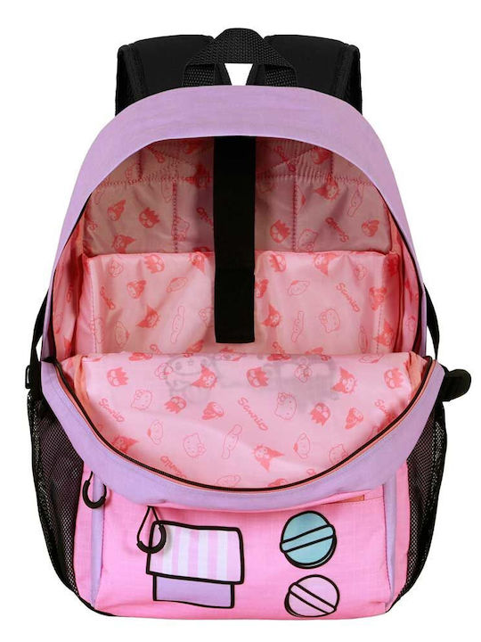 Karactermania Hello Kitty Gashapon Adaptable Σχολική Τσάντα Πλάτης Ροζ
