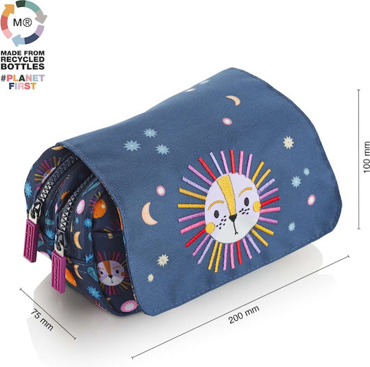 Miquelrius Case Pencil Case Barrel with 2 Compartments
