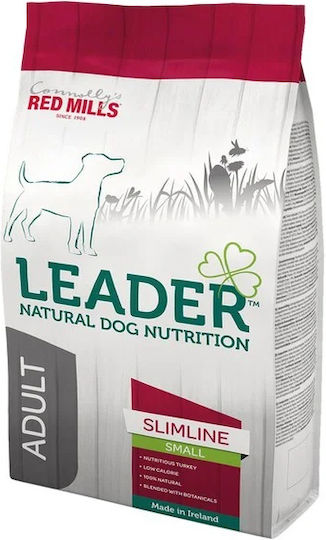 Leader Adult Slimline Small 2kg Dry Food Diet, Gluten-Free for Adult Neutered Small Breed Dogs with Turkey and Brown rice