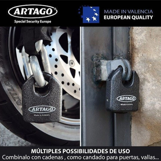 Artago Motorcycle Disc Brake Lock with 14mm Pin
