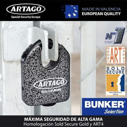 Artago Motorcycle Disc Brake Lock with 14mm Pin