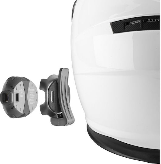 Interphone Connect Ενδοεπικοινωνία Μονή για Κράνος Μηχανής με Bluetooth