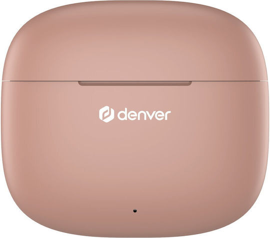 Denver TWE-48W In ear Bluetooth хендсфри Слушалки с Кутийка за Зареждане Розово злато