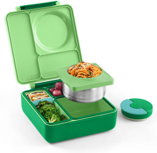 Omie Omiebox Plastic Kids' Food Container Green