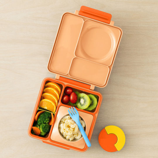 Omie Omiebox Plastic Kids' Food Container Orange