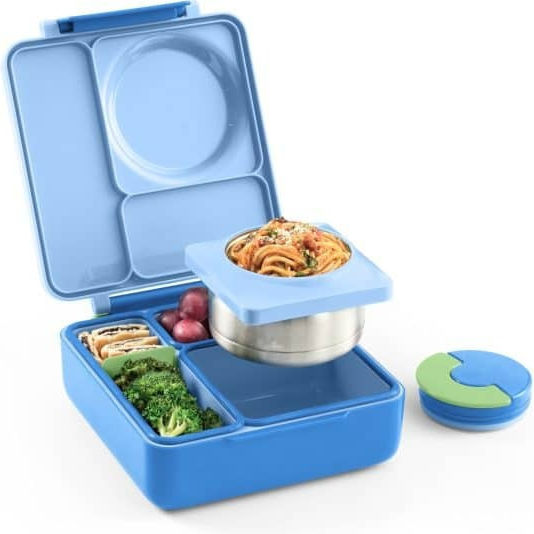 Omie Omiebox Plastic Kids' Food Container Blue
