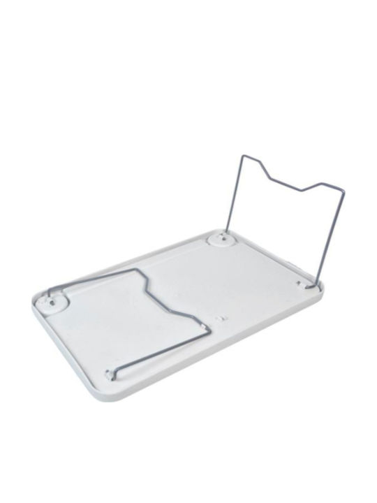 Kunststoff Rechteckig Serviertablett in Weiß Farbe 58x36cm X101-M821 1Stück