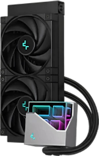 Deepcool LT520 Υδρόψυξη AIO CPU με 2 Ανεμιστήρες 120mm και ARGB Φωτισμό