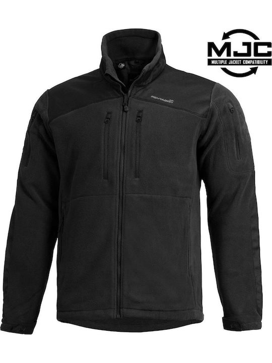 Pentagon Nestor Tactical Hunting Cardigan Fleece Black