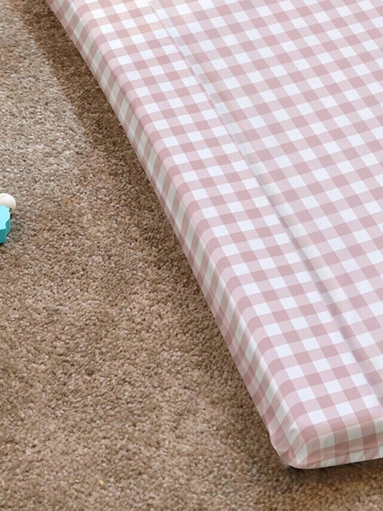 Bebeluca Matratze aus Kunststoff Pink Gingham 70x38cm