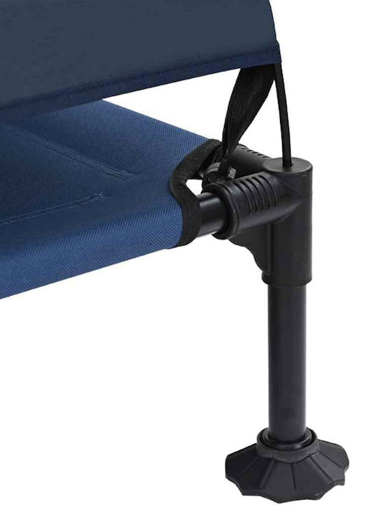 vidaXL Erhöht Hundebett Blau 81x127cm.