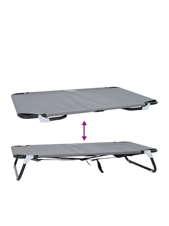 vidaXL Folding Sofa Dog Bed Gray