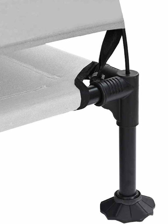 vidaXL Elevated Dog Bed Gray 127x106cm vidaXL Elevated Dog Bed Gray 127x106cm