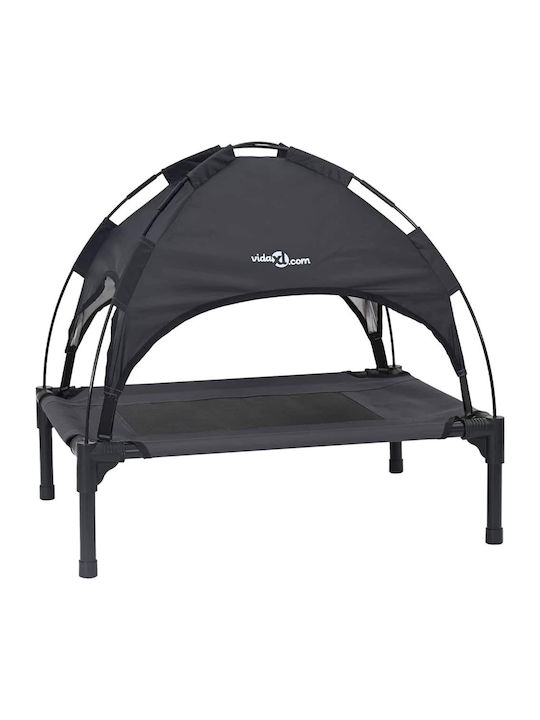 vidaXL Erhöht Sofa Hundebett Schwarz