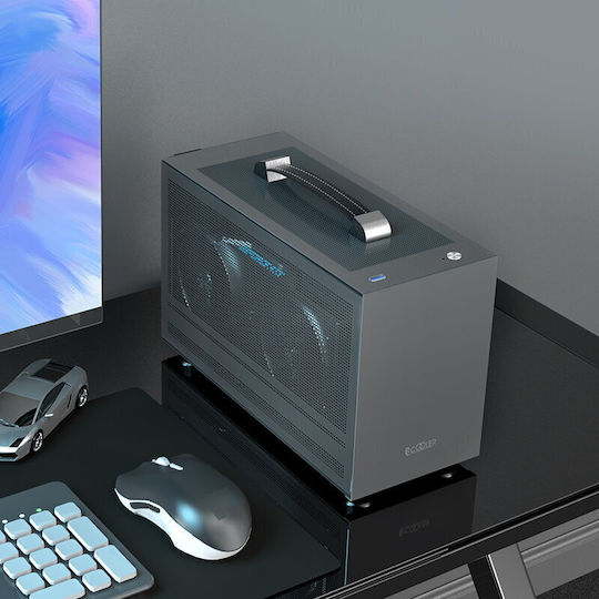 PCCOOLER Mini I100G Pro Mesh Mini Tower Computer Case Black