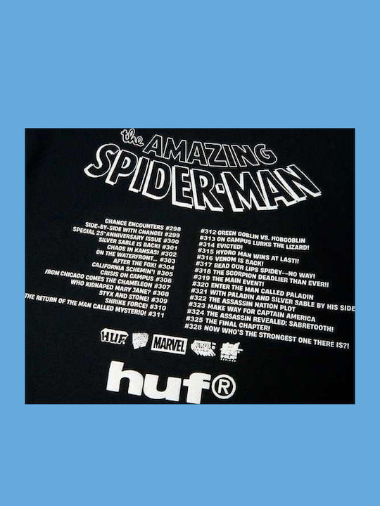 Huf X Marvel Spider-man Three Hundred T-shirt Мъжка Черна Ts02729-black