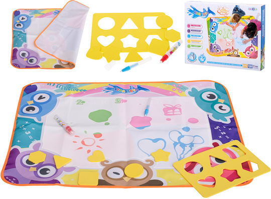 Set Pictură cu Apă 60x80 Cm Covoraș Markere cu Apă Incluse Multicolor