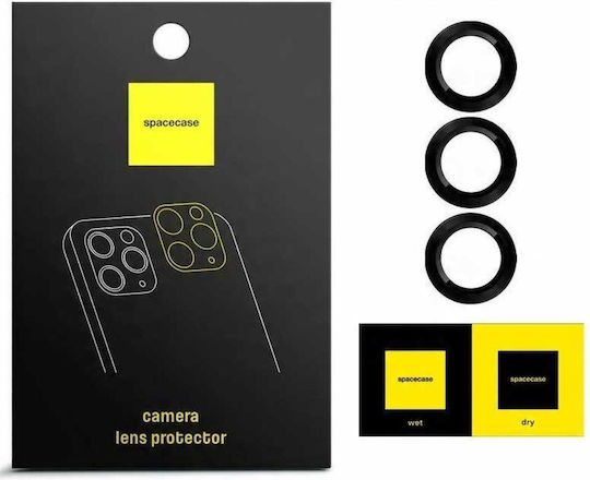 Spacecase Προστασία Κάμερας Tempered Glass Μαύρο για το Samsung Galaxy Z Fold7
