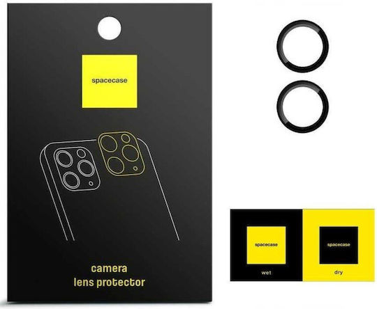 Spacecase Camera Protection Tempered Glass Black for the Samsung Galaxy S25 Edge