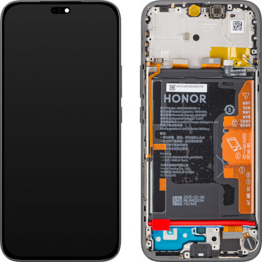 Honor Οθόνη με Μηχανισμό Αφής για Honor 400 Lite (Μαύρο)
