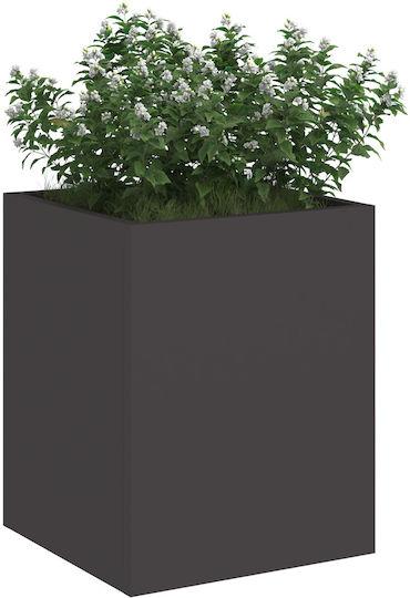 vidaXL Topf Metallisch Black 32x32x40cm.